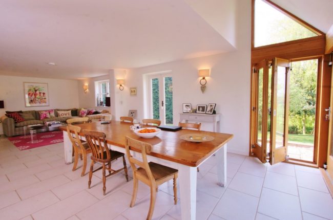 House Extension Project Management dining area