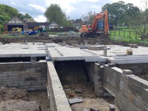 Construction of a self build home