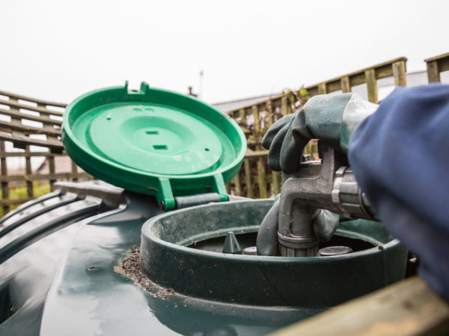 Residential oil tank