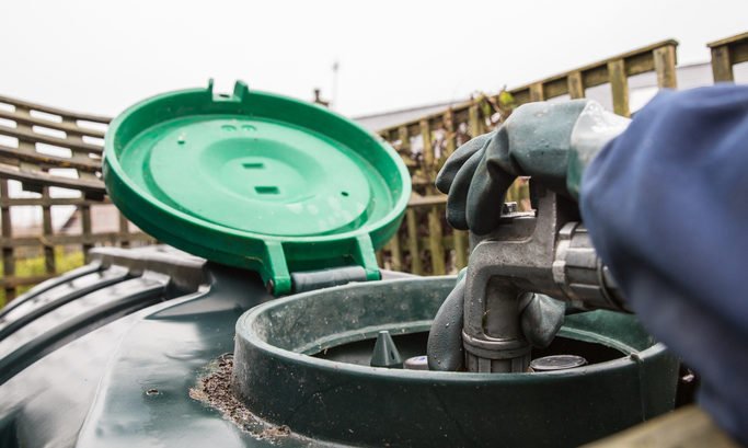 Residential oil tank